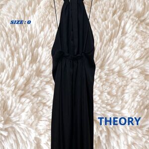 Theory Midnight Backless Dress